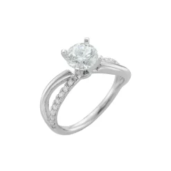 Josephs Jewelers Engagement Rings>14K White Gold Diamond Split Engagement Ring Semi-Mounting