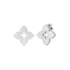 Josephs Jewelers Earrings>18K White Gold Diamond Venetian Earrings