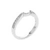 Josephs Jewelers Wedding Bands For Women>14K White Gold Fitted Diamond Wedding Band