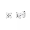 Josephs Jewelers Earrings>18K White Gold Love in Verona Diamond Earrings