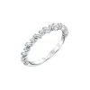 Josephs Jewelers Wedding Bands For Women>14K White Gold Multi-Diamond Wedding Band