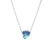 Josephs Jewelers Necklaces And Pendants>14K White Gold Multi-Stone Necklace