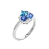 Josephs Jewelers Rings>14K White Gold Multi-Stone Ring