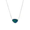 Josephs Jewelers Necklaces And Pendants>14K White Gold Opal Doublet Necklace