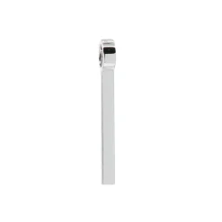 Josephs Jewelers Necklaces And Pendants>14K White Gold Plain Stackable Pendant