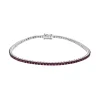 Josephs Jewelers Bracelets>14K White Gold Ruby Bracelet