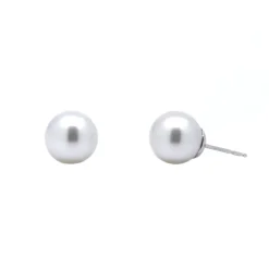 Josephs Jewelers Earrings>14K White Gold South Sea Pearl Stud Earrings