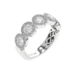 Josephs Jewelers Rings>14K White Gold 5-Station Diamond Ring