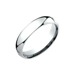 Josephs Jewelers Wedding Bands For Men>14K White Gold Super Light Comfort-Fit Wedding Band