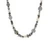 Josephs Jewelers Necklaces And Pendants>18K White Gold Tahitian and Keshi Pearl Necklace