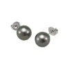 Josephs Jewelers Earrings>18K White Gold Tahitian Pearl Stud Earrings