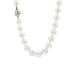 Josephs Jewelers Necklaces And Pendants>14K White Gold White South Sea Pearl Necklace