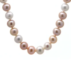 Josephs Jewelers Necklaces And Pendants>14K Yellow and Rose Gold Multicolor Pearl Necklace