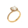 Josephs Jewelers Engagement Rings>14K Yellow Gold 1.40 Carat Diamond Halo Engagement Ring