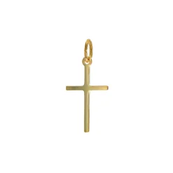 Josephs Jewelers Necklaces And Pendants>14K Yellow Gold 15 x 10 mm Stick Cross Pendant