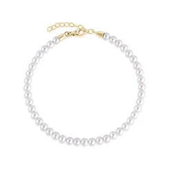 Josephs Jewelers Bracelets>14K Yellow Gold Akoya Pearl Bracelet