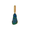 Josephs Jewelers Necklaces And Pendants>14K Yellow Gold Australian Opal Doublet Half Bezel Pendant