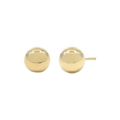 Josephs Jewelers Earrings>14K Yellow Gold Ball Earrings