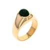 Josephs Jewelers Men’s Jewelry>14K Yellow Gold Catseye Tourmaline Ring