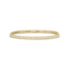Josephs Jewelers Bracelets>18K Yellow Gold Classic Diamond Ribbed Tennis Bracelet