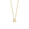 Josephs Jewelers Necklaces And Pendants>18K Yellow Gold Diamond “A” Necklace