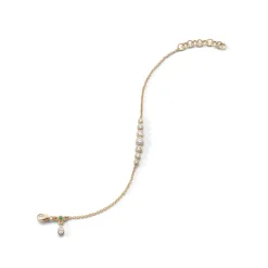 Josephs Jewelers Bracelets>18K Yellow Gold Diamond and Emerald Bracelet