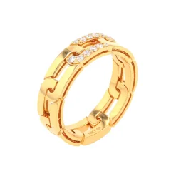 Josephs Jewelers Rings>18K Yellow Gold Diamond Navarra Band