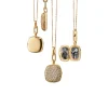 Josephs Jewelers Necklaces And Pendants>18K Yellow Gold Diamond Rae Locket with Chain