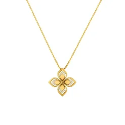 Josephs Jewelers Necklaces And Pendants>18K Yellow Gold Diamond Venetian Princess Pendant with Chain