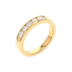 Josephs Jewelers Wedding Bands For Women>14K Yellow Gold 5-Diamond Wedding Band