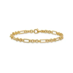 Josephs Jewelers Bracelets>14K Yellow Gold Fancy Link Bracelet