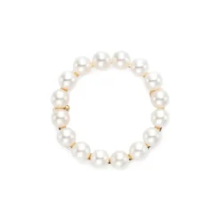 Josephs Jewelers Necklaces And Pendants>14K Yellow Gold Freshwater Pearl Circle Brooch
