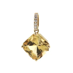 Josephs Jewelers Necklaces And Pendants>14K Yellow Gold Golden Beryl Pendant