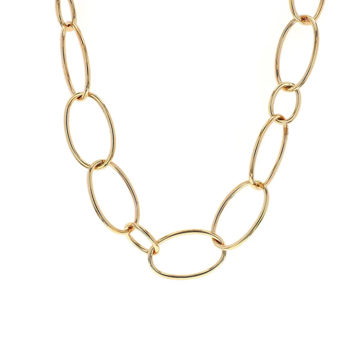 Josephs Jewelers Necklaces And Pendants>14K Yellow Gold 30-Inch Oval Link Necklace