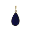 Josephs Jewelers Necklaces And Pendants>14K Yellow Gold Lapis and Diamond Pendant
