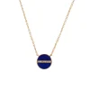 Josephs Jewelers Necklaces And Pendants>14K Yellow Gold Lapis and Diamond Necklace