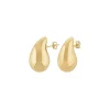 Josephs Jewelers Earrings>14K Yellow Gold Medium Polished Tear Drop Earrings