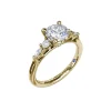Josephs Jewelers Engagement Rings>14K Yellow Gold Multishape Diamond Engagement Ring Semi-Mounting