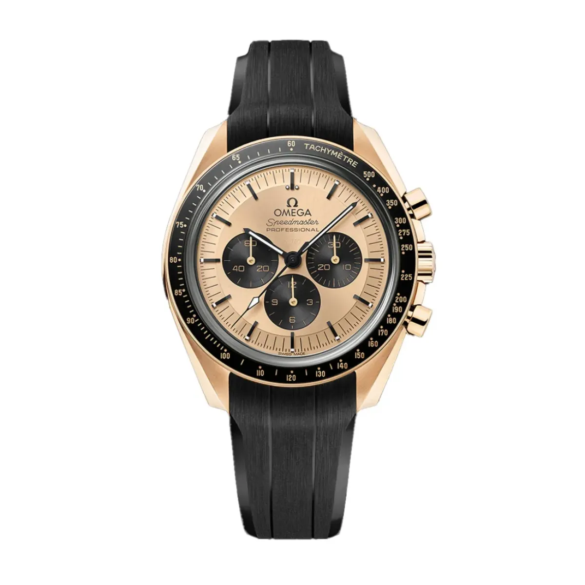 Josephs Jewelers Omega Watches>18K Yellow Gold OMEGA Moonwatch Professional