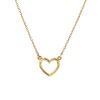 Josephs Jewelers Necklaces And Pendants>14K Yellow Gold Open Heart Necklace