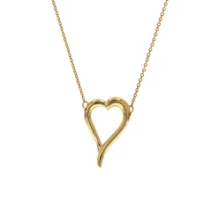 Josephs Jewelers Necklaces And Pendants>14K Yellow Gold Open Heart Necklace