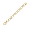 Josephs Jewelers Bracelets>18K Yellow Gold Oval and Round Link Bracelet