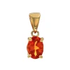Josephs Jewelers Necklaces And Pendants>14K Yellow Gold Oval Citrine Pendant