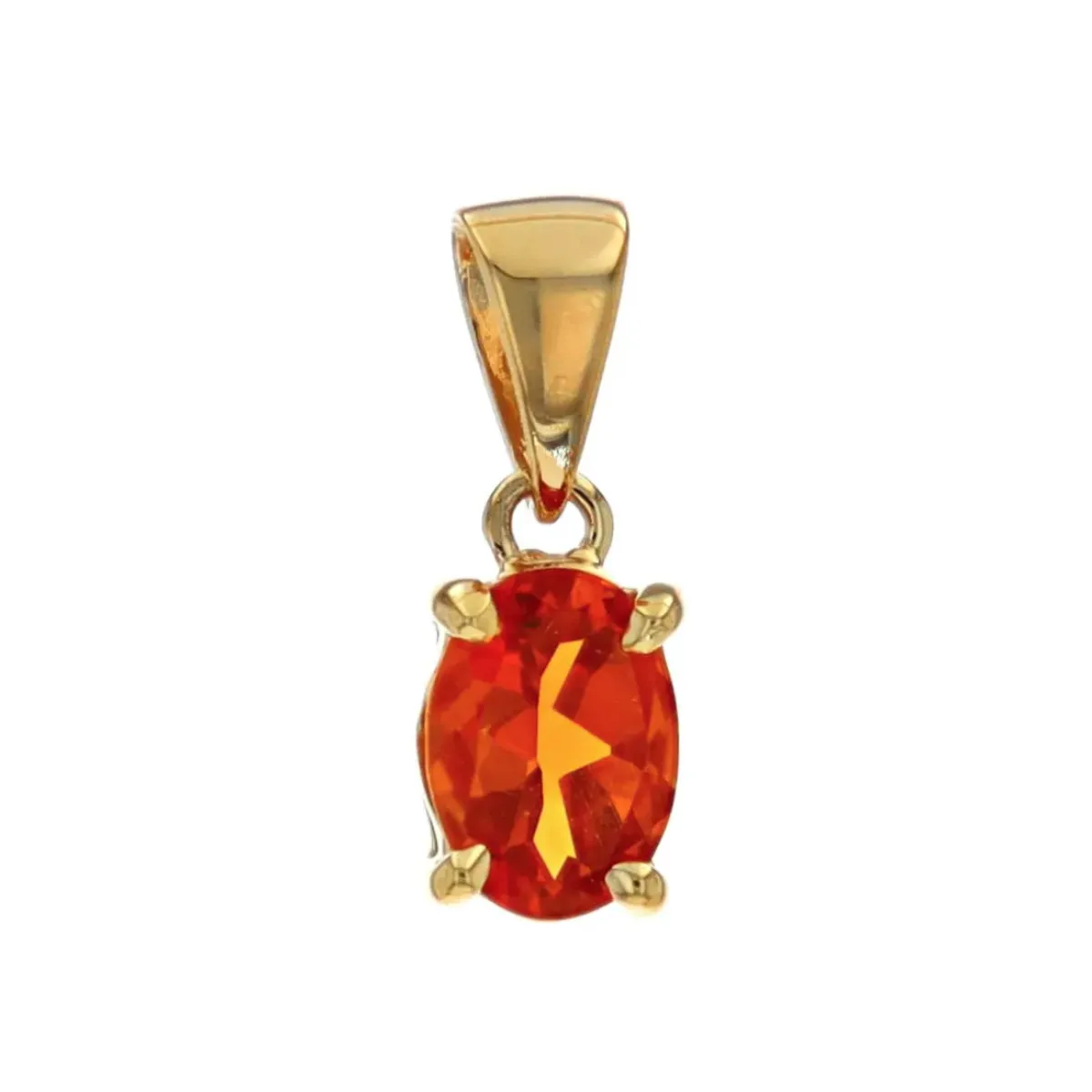 Josephs Jewelers Necklaces And Pendants>14K Yellow Gold Oval Citrine Pendant
