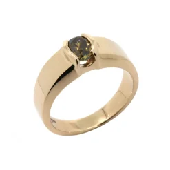 Josephs Jewelers Men’s Jewelry>14K Yellow Gold Oval Diamond Ring
