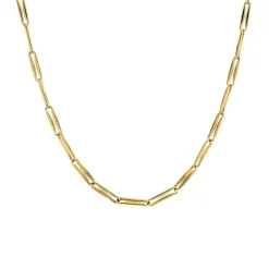 Josephs Jewelers Necklaces And Pendants>18K Yellow Gold Paperclip Link Necklace