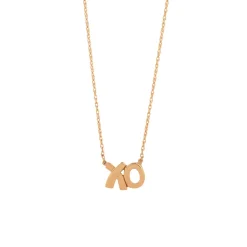 Josephs Jewelers Necklaces And Pendants>14K Yellow Gold Polished “XO” Necklace