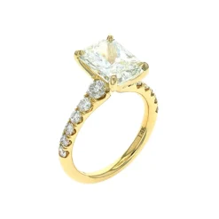 Josephs Jewelers Engagement Rings>14K Yellow Gold Radiant Cut Classic Engagement Ring