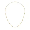 Josephs Jewelers Necklaces And Pendants>14K Yellow Gold Station Bead Necklace