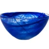 Josephs Jewelers Serveware>KostaBoda – Large Blue/Blue Contrast Bowl